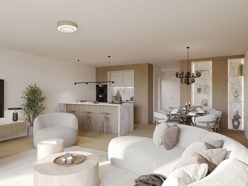 3,5 pièces duplex neuf au centre de Sierre - spacieux et urbain (2)