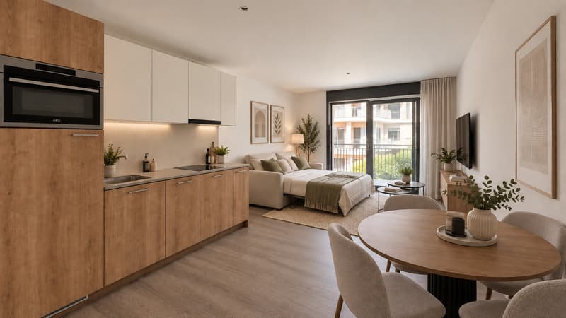 Magnifiques studios neufs au centre-ville de Sierre (2)