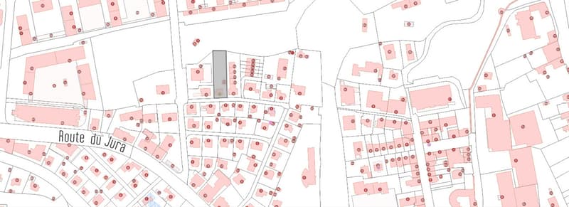 RARE : terrain à bâtir avec maison individuelle au quartier du Jura (4)