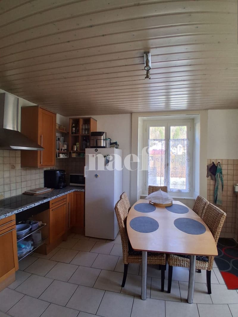 In Noiraigue, close to nature, 3.5-room apartment (2)