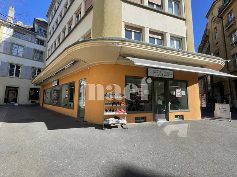 Spazio commerciale modulare nel cuore di Neuchâtel, 3 livelli sfruttabili (1)