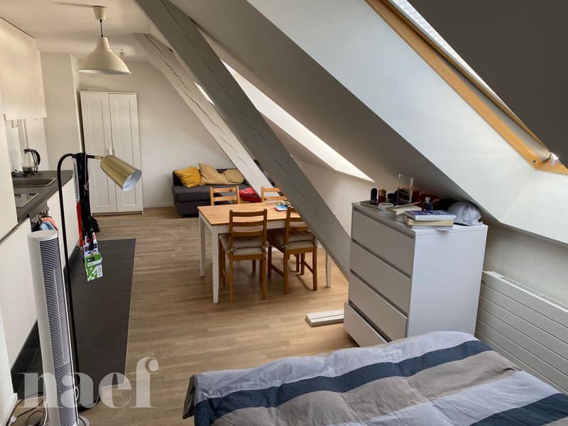 Studio im 5. Stock, Rue de l'Eglise 4, 2000 Neuchâtel (3)