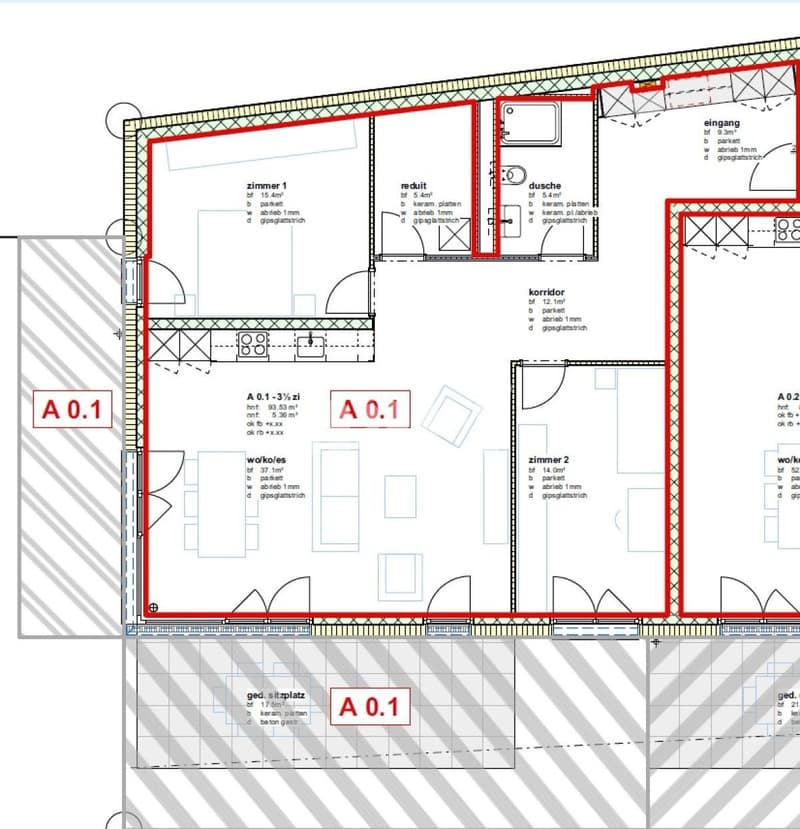 Magnifique appartement neuf avec vue dégagé à Gambelen (2)