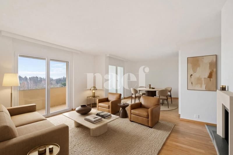 Sur les hauteurs de Neuchâtel, appartement de 4.5 pièces au 4ème étage (1)