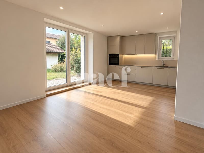 Loft entièrement rénové au rez inférieur à Corcelles (2)
