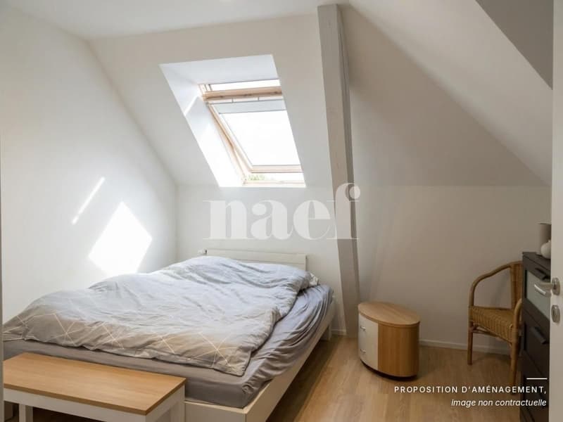 Appartement de 2 pièces au dernier étage - proche Maladière à Neuchâtel (3)