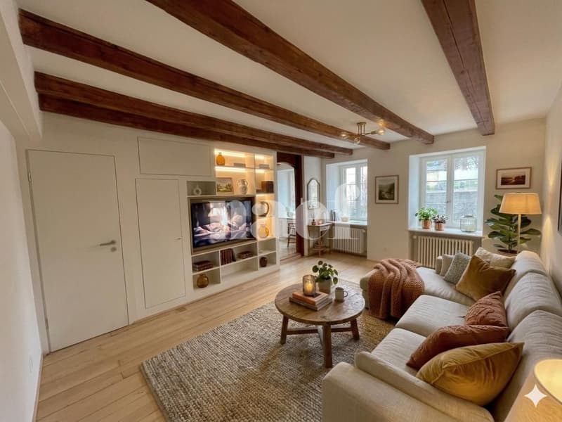 Charmante maison de village de 4 pièces + 2 salles de jeux chauffée en annexes (3)