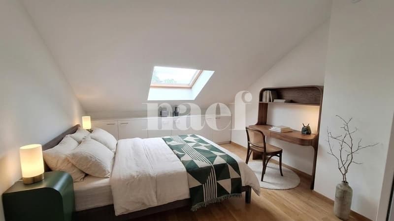 Au centre de Founex - bel appartement de 3 pièces d'env. 82m2 dans les combles (3)