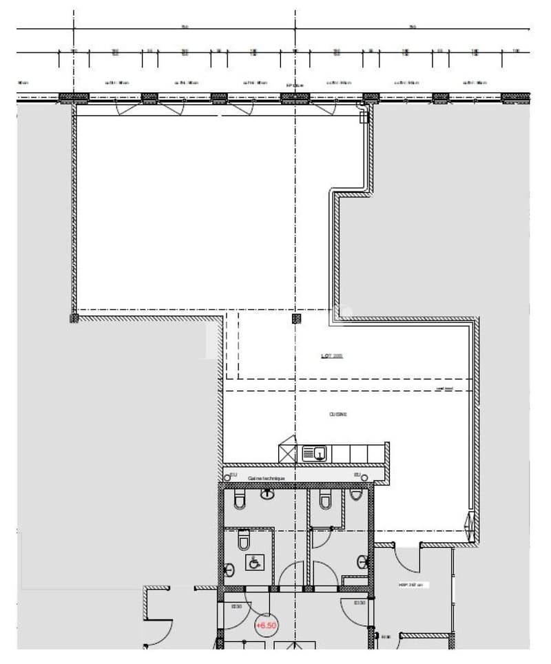 Centre Les Tuillières - Bright surface of approx. 122m2, modular on the 2nd floor of a commercial building (7)
