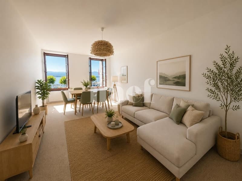 Quays of Rive - Beautiful 3.5-room apartment on the 1st floor facing the lake (2)