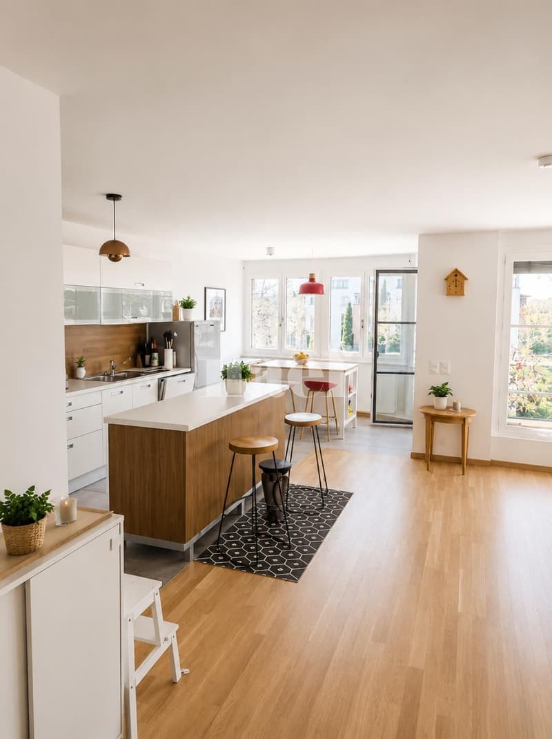 Spacious 5.5-room apartment of approx. 157 m2 on the 2nd floor with balcony (2)