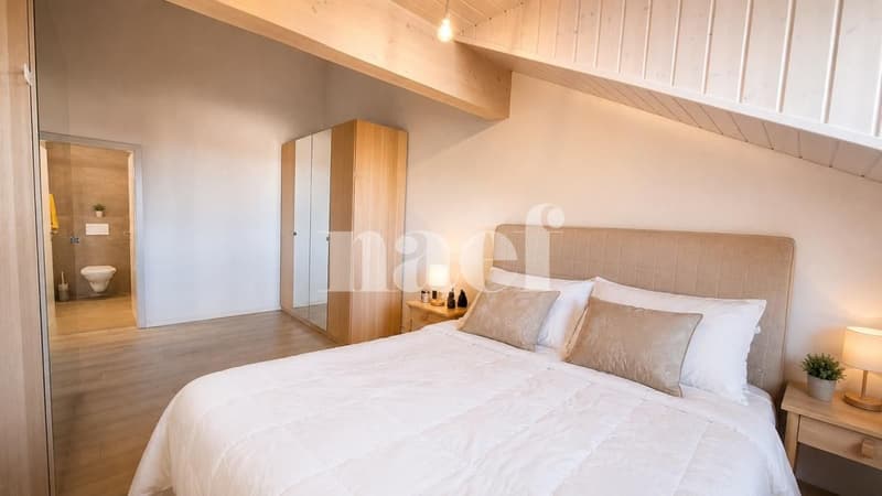 Beautiful 4-room attic apartment with large balcony and lake view (4)