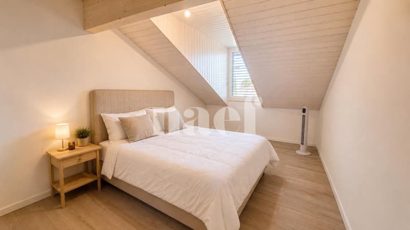Beautiful 4-room attic apartment with large balcony and lake view (6)