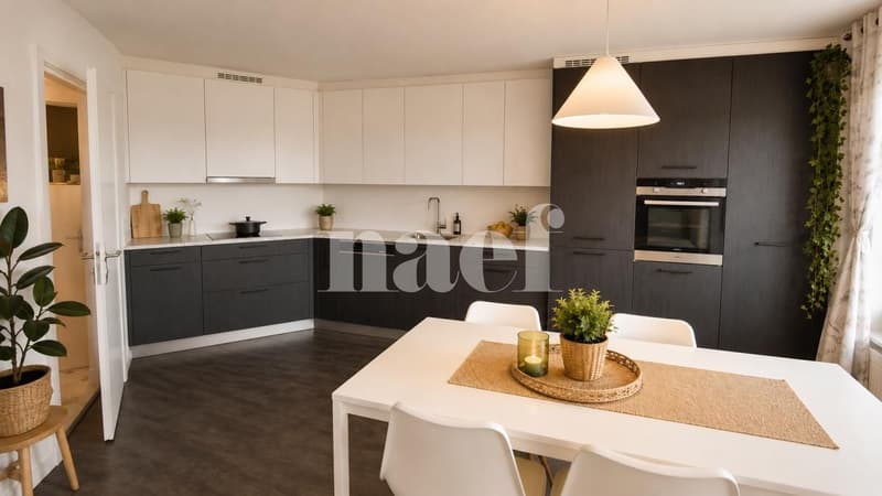 Wohnung mit 4.5 Zimmern im 1. Stock mit Balkon (2)