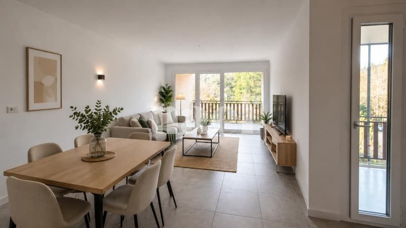 Appartement de 4 pièces au 1er étage avec 2 balcons (3)