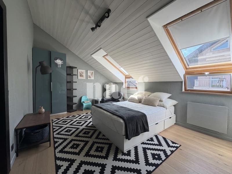 Geräumiges Duplex mit 4,5 Zimmern von etwa 148 m² in Founex mit freier Sicht auf den See und die Berge (6)