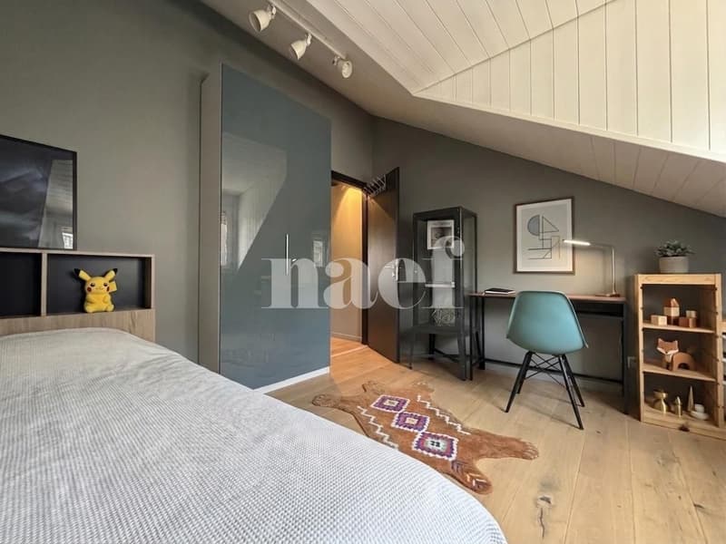 Geräumiges Duplex mit 4,5 Zimmern von etwa 148 m² in Founex mit freier Sicht auf den See und die Berge (5)