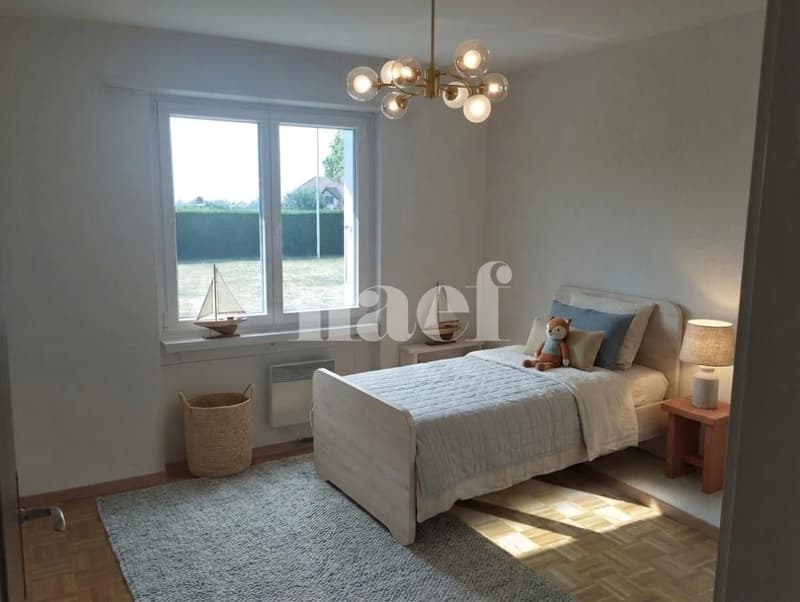 Detached house with 4.5 rooms, fireplace and garden (6)