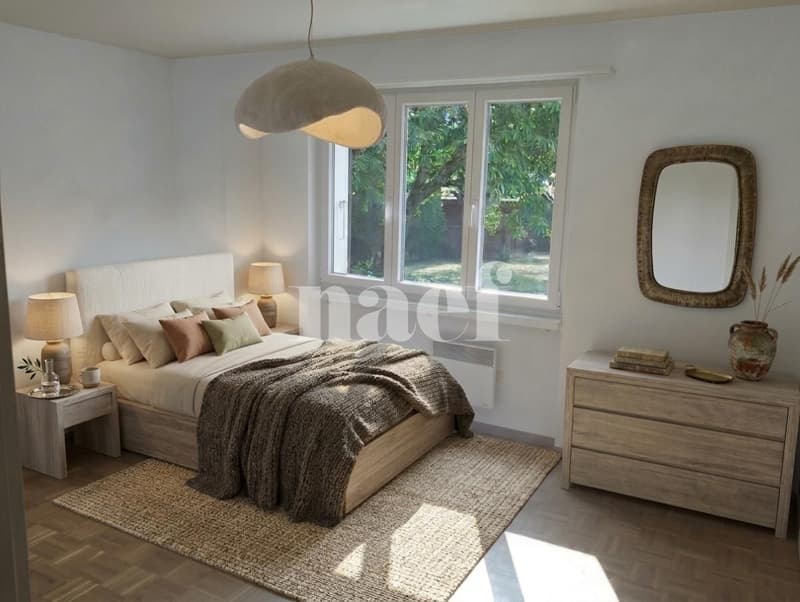 Detached house with 4.5 rooms, fireplace and garden (5)