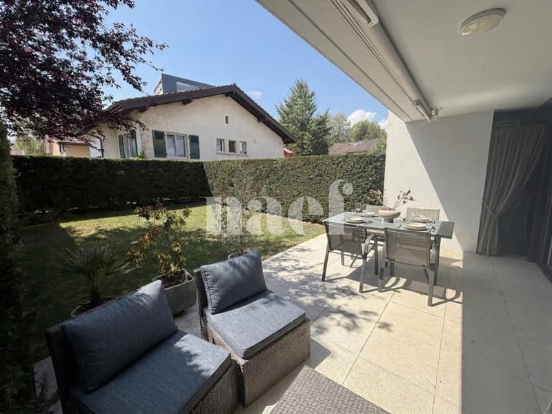 Bel appartement traversant de 3.5 pièces au rez-de-chaussée avec terrasse et jardin (1)