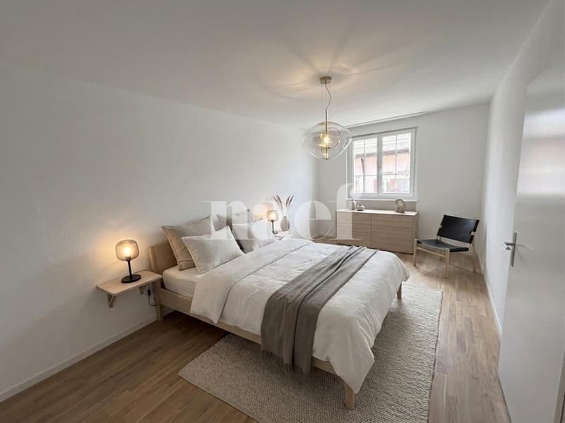 Spacieux duplex entièrement rénové de 6 pièces au 1er étage avec balcon (6)