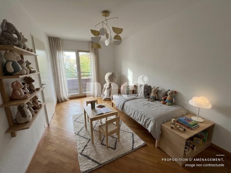 Bel appartement de 3 pièces au 3ème d'env. 76m2 avec balcon et magnifique vue lac (5)