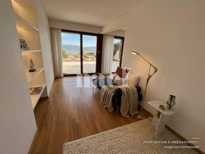Au centre de Nyon avec vue sur le lac et le château - Appartement dexception de 4.5 pièces avec grande terrasse et vue sur le lac (7)