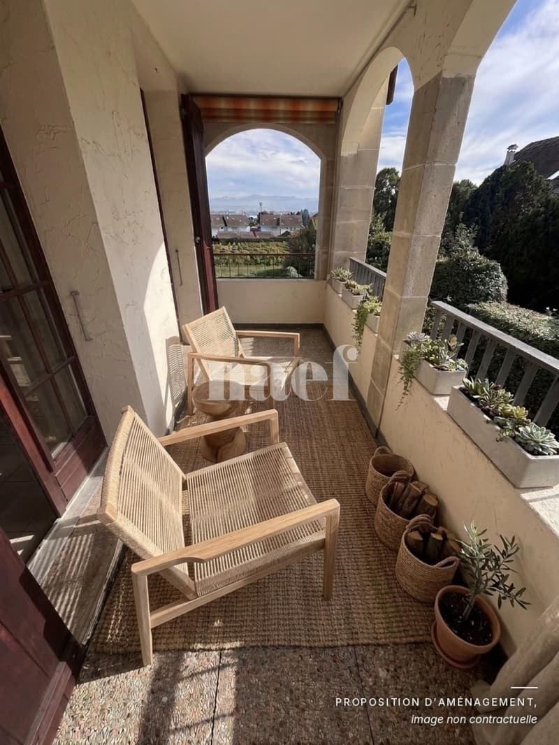 Appartement de 4 pièces au 1er étages avec balcons échappée sur le lac (8)
