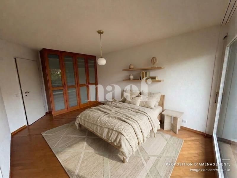 Bel appartement de 3 pièces au 3ème d'env. 76m2 avec balcon et magnifique vue lac (4)