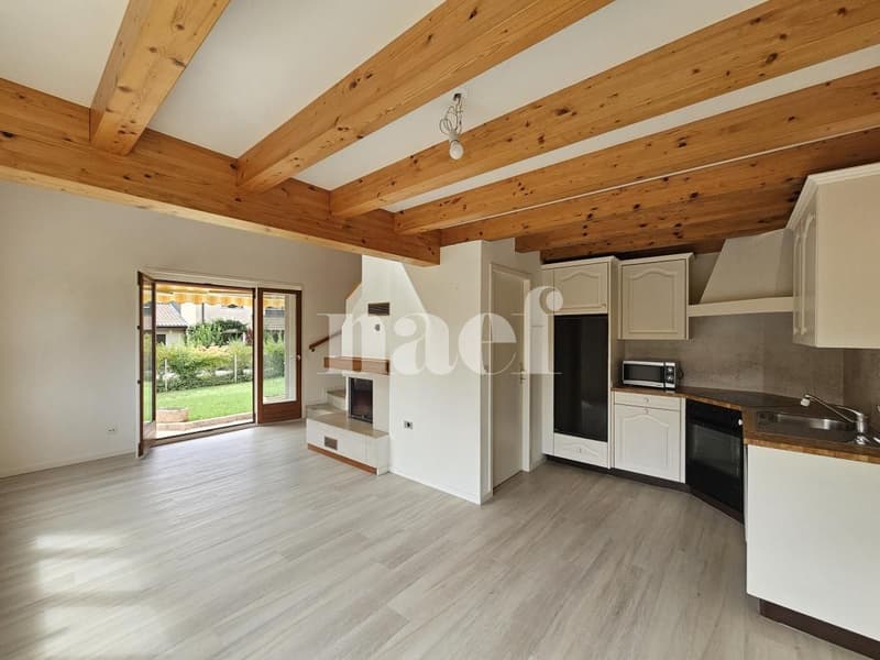 Charming semi-detached house with 4.5 rooms in Aïre with garden and terrace (9)