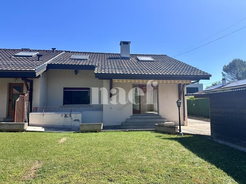 Charming semi-detached house with 4.5 rooms in Aïre with garden and terrace (7)