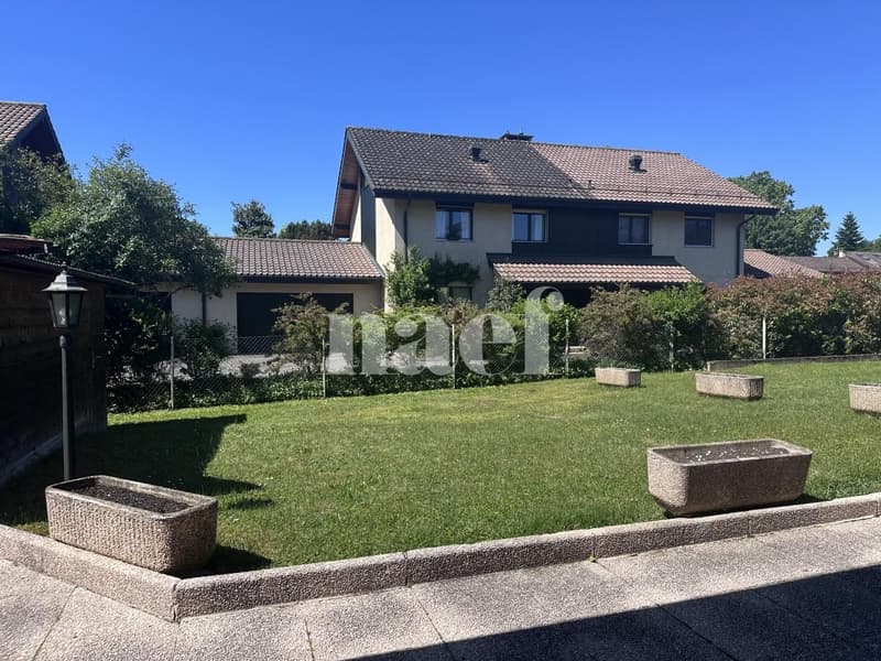 Charming semi-detached house with 4.5 rooms in Aïre with garden and terrace (6)