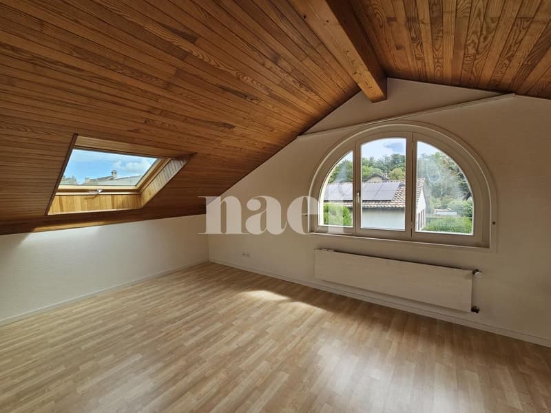 Charming semi-detached house with 4.5 rooms in Aïre with garden and terrace (12)