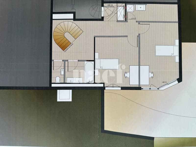 Beau duplex en souplex de 6 pièces avec terrasses et jardin privatif (13)