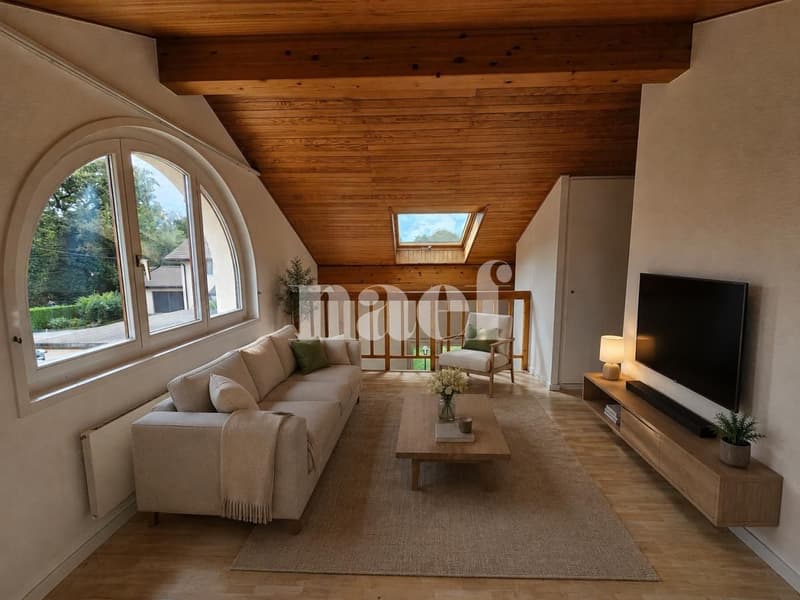 Charmante maison jumelle de 4.5 pièces à Aïre avec jardin et terrasse (3)