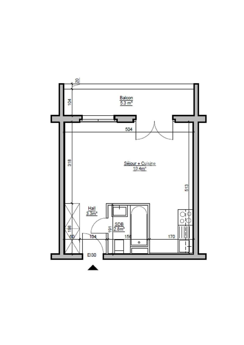 Appartement de 1 pièce au 2ème étage à Satigny (4)