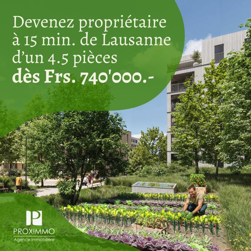 NEW NEIGHBORHOOD, 15 MINUTES FROM LAUSANNE! (1)