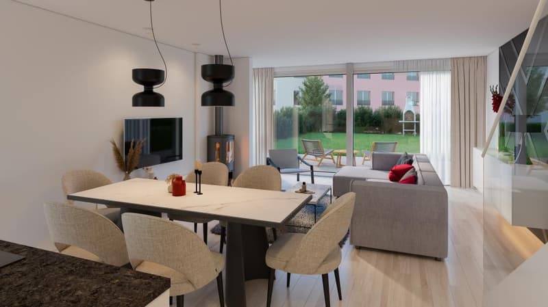 MAGNIFICENT NEW APARTMENT WITH LARGE GARDEN! (3)