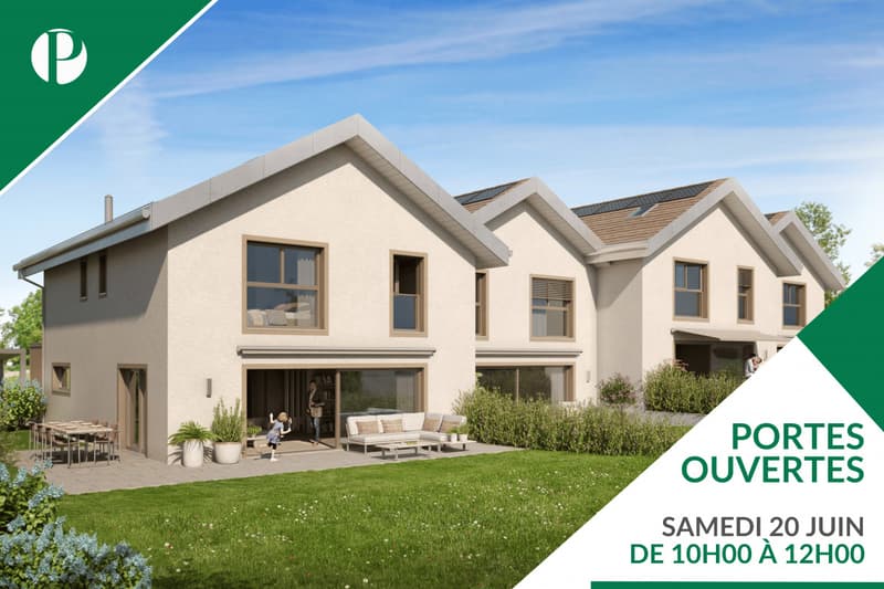 NUOVO PROGETTO DI 6 VILLE FAMILIARI A THIERRENS CON GIARDINI! (1)