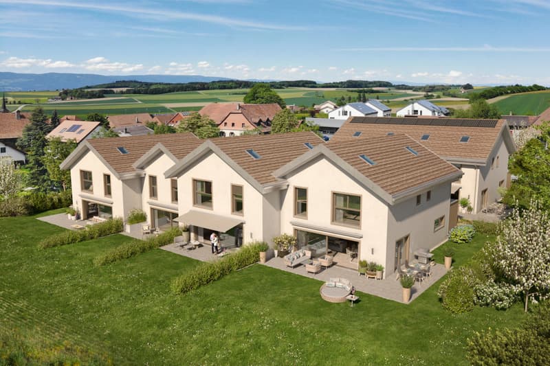 NEUES PROJEKT VON 6 FAMILIENVILLEN IN THIERRENS MIT GÄRTEN! (1)
