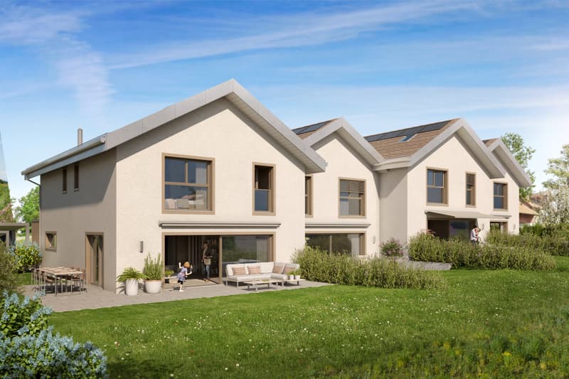 NEUES PROJEKT VON 6 FAMILIENVILLEN IN THIERRENS MIT GÄRTEN! (2)