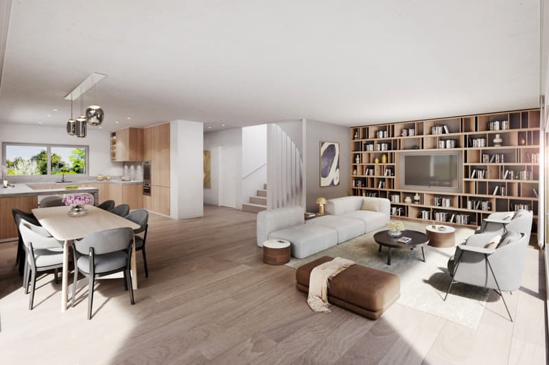 NOUVEAU PROJET DE 6 VILLAS FAMILIALES À THIERRENS AVEC JARDINS ! (7)
