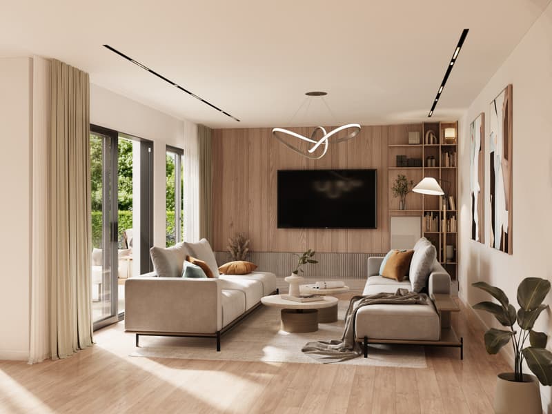 EXCLUSIVITÉ - APPARTEMENT AVEC JARDIN AUX VOLUMES EXCEPTIONNELS (2)