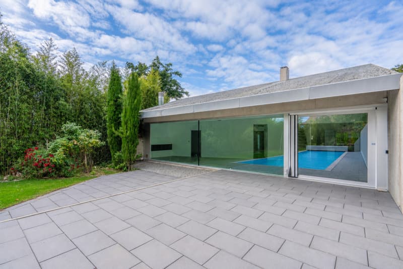UNIQUE - Villa d'architecte individuelle avec piscine au Mont-sur-Lausanne (11)