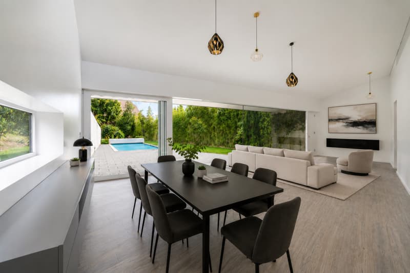 UNIQUE - Villa d'architecte individuelle avec piscine au Mont-sur-Lausanne (2)