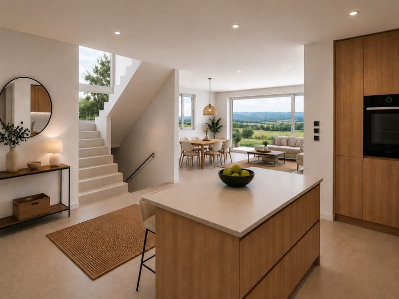 Dernière villa disponible ! Neuf, finitions à choix, volumes exceptionnels, aux portes de Lausanne. (4)