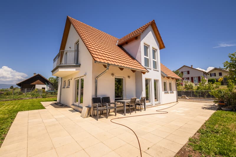 Exclusivité Proximmo - Villa individuelle Minergie 5.5 pièces à Bavois avec jardin, terrasse et garage double (12)