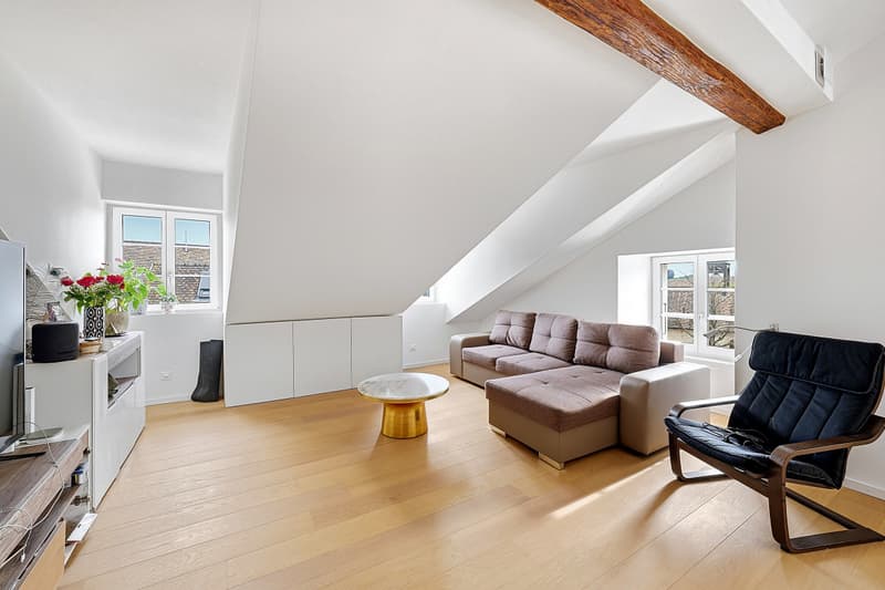 TRIPLEX DE CHARME RÉNOVÉ AVEC POUTRES APPARENTES (7)