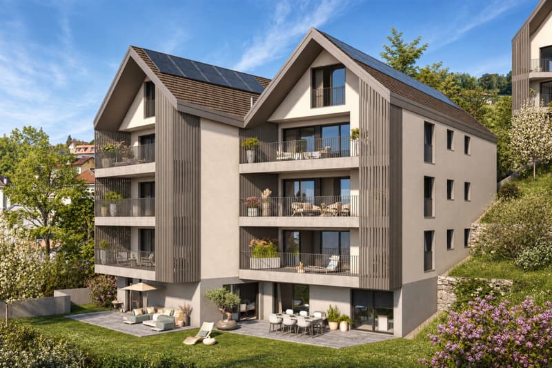 Chexbres - grand 3,5 pièces neuf au coeur du village (4)
