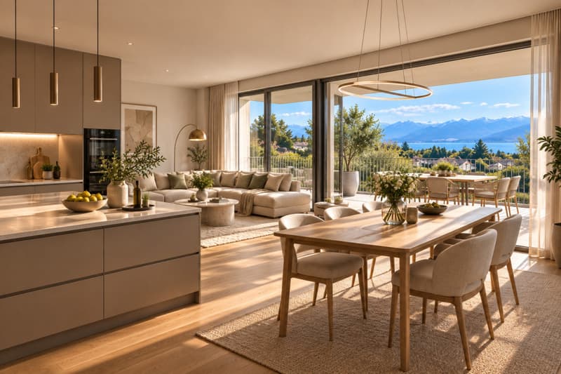 TOUR-DE-PEILZ | 107 m² au 1er étage avec terrasse & jardin (3)